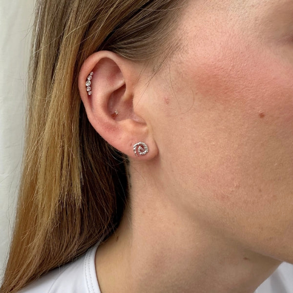 Isola - Øreringe Sølv