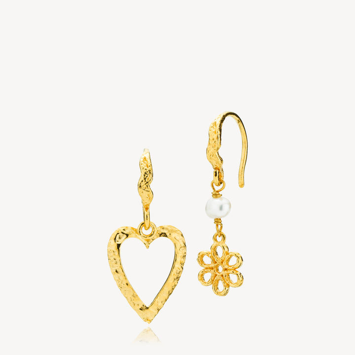 Alma - Øreringe Forgyldt