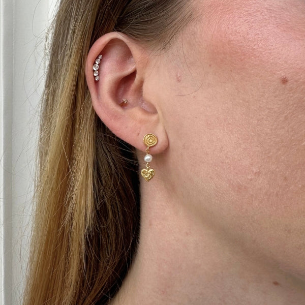 Coco - Øreringe Forgyldt