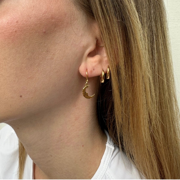 Skyla - Øreringe Forgyldt