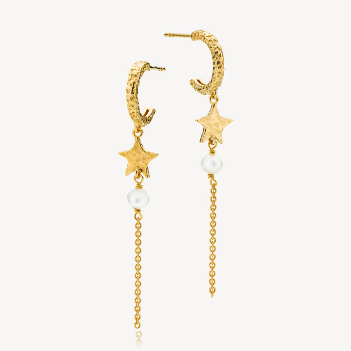 Skyla - Øreringe Forgyldt