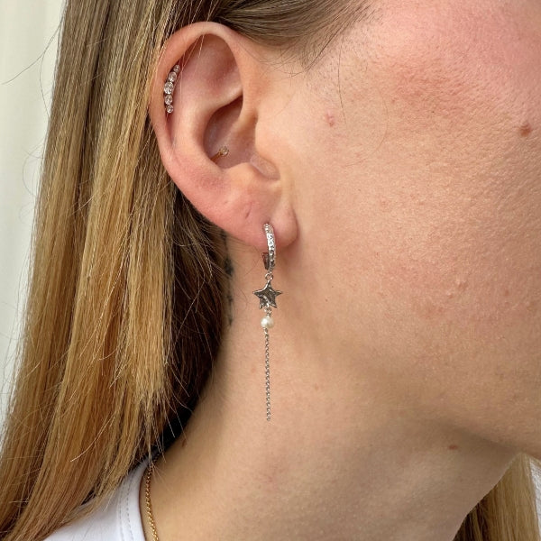 Skyla - Øreringe Sølv