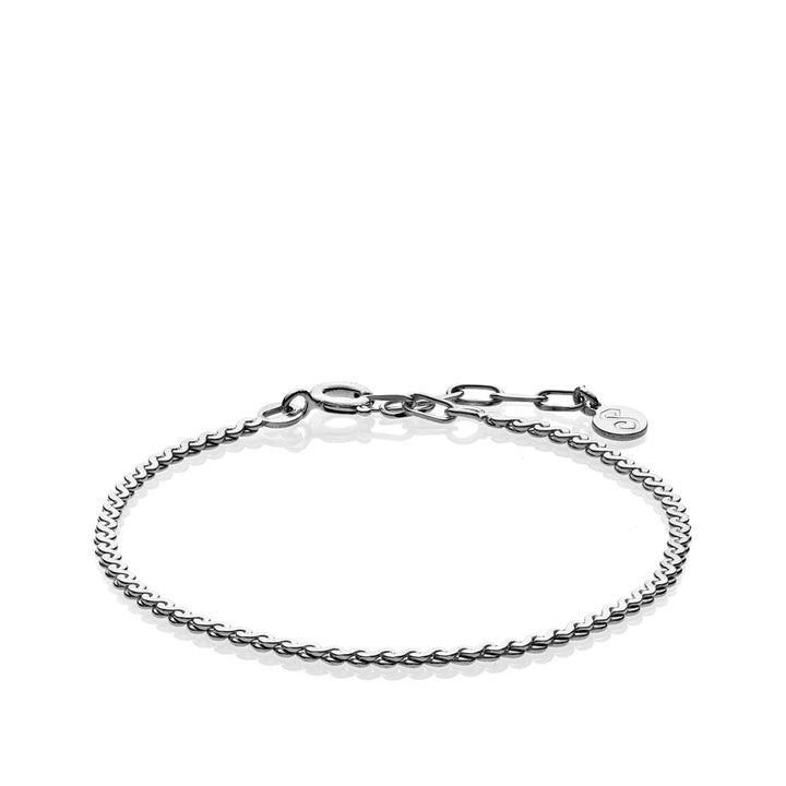 MOLLY - Bracelet shiny rhodium pl. Silver