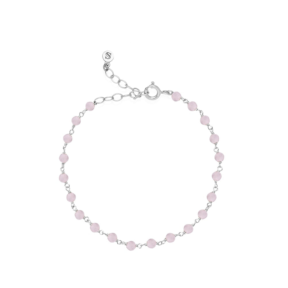 Boheme - Bracelet pink Silver