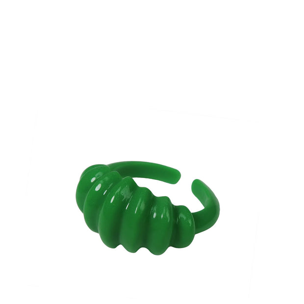 Naya - Chunky Ring Grøn