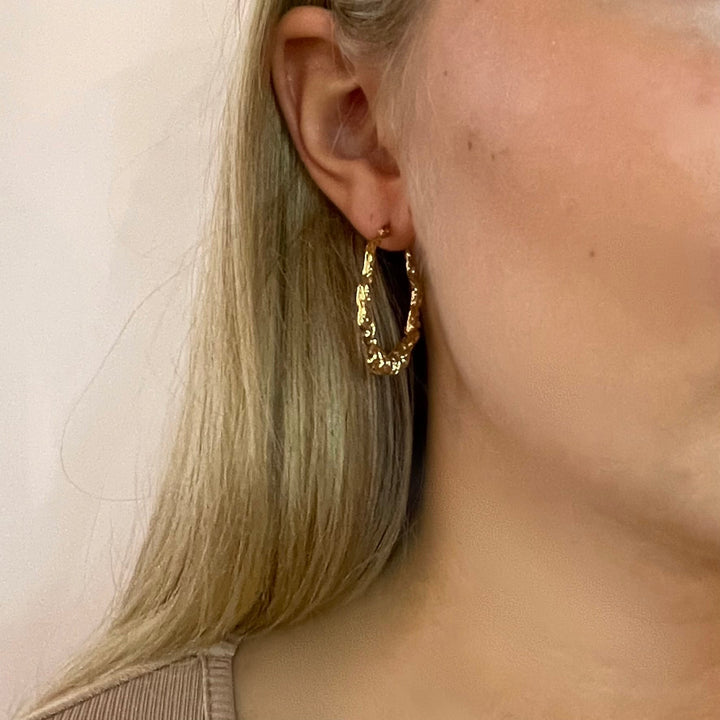 Xenia x Sistie 2nd - Earrings Large Gold Plated
