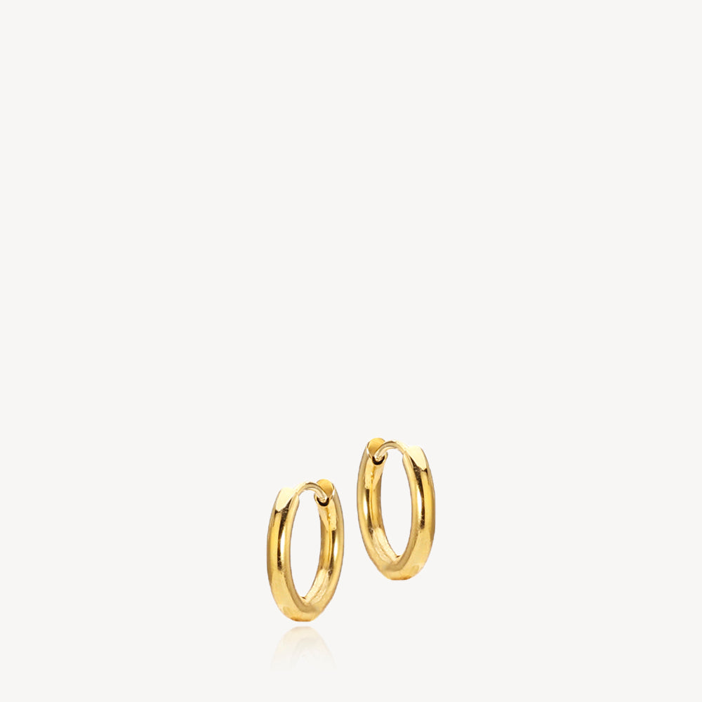 Mini hoops - earrings Gold plated