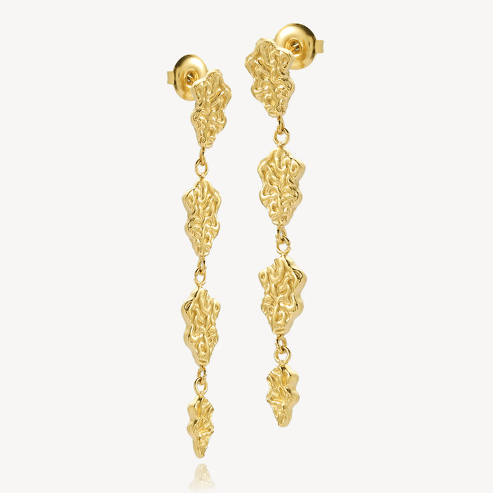 Sophia Øreringe - Forgyldt