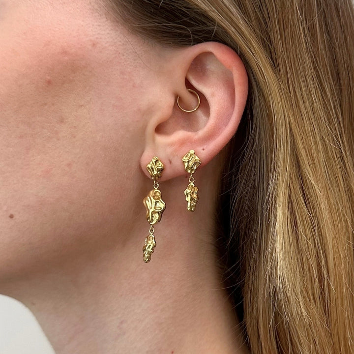 Aria - Øreringe Forgyldt