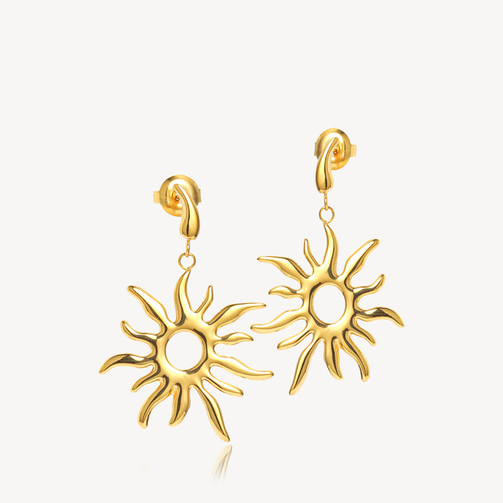 Sirena - Øreringe Forgyldt