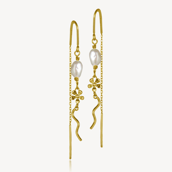 Celeste - Øreringe Forgyldt