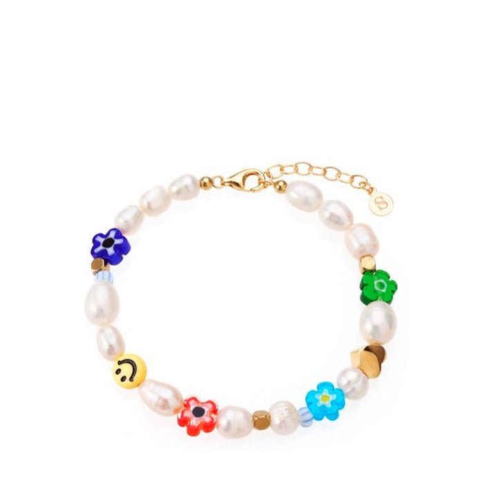 Kora - Mix pearl bracelet Gold plated