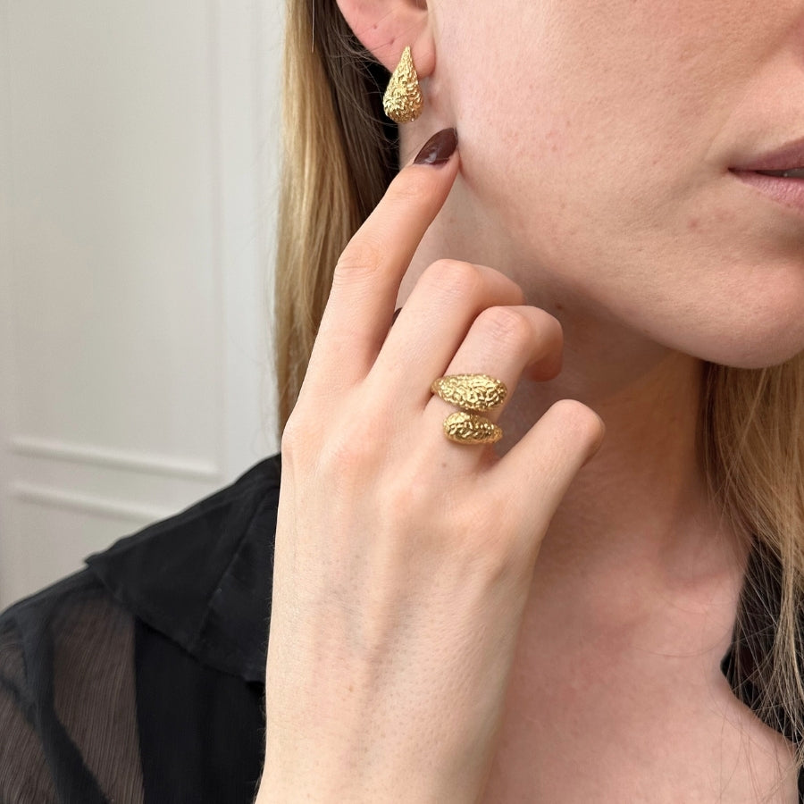 Drops - Ring Forgyldt